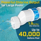 Xtremepowerus Universal Cell Replacement Salt Chlorination 40 000 Gallon Cell