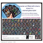 Pixar Transparent Stained Glass Playing Cards 54 Designs Pvc Tenyo Disney Japan