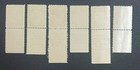 Israel Stamps 1948 Doar Ivri Set 1-6 Mnh 2 Stamps With A Long Tabs