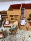 1980s Teddy Bear Story Playhouse 1 House 9 Flock Bears 14 Furniture Pieces Good