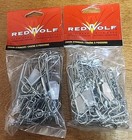 Lot Of 2  Red Wolf Metal Chain Stringer  46  With 9 Snaps  