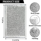 Microwave Grease Filter Replacement 5-1 8  X 7-5 8  Compatible