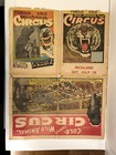 Lot Of Vintage Authentic Circus Advertising   Posters Clyde Beatty Cole Bro 1959