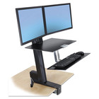 Ergotron Workfit-s Dual Desk Mount For Monitor  33349200 nf0996  - Open Box