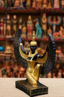 Amazing Winged Isis Statue Egyptian Goddess Of Magic   Motherhood