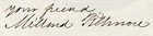 Potus Millard Fillmore Handwritten Signed Letter   Steel Engraved Portrait Grad