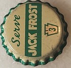 Vintage Serve Jack Frost Cork Lined Bottle Cap Crown Unused