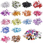 4mm Square Flat Face Flat Back Resin Crystal Rhinestones Beads Applique 1000pcs