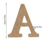 Diy 26 Letters 10cm High Handicrafts Wedding Decoration Ornaments Wooden E