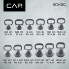 Cap Barbell Cast Iron Kettlebell  Single  10-80 Pounds