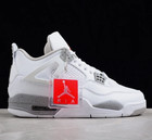 Jordan 4  white Oreo  Men s Retro Basketball Shoes Mid Top