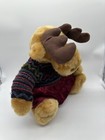 Dan Dee Collector s Holiday Moose Plush In Sweater Dress 12 