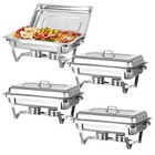 Chafing Dish Buffet Set  9qt Stainless Steel Chafer For Buffet With Full Pan