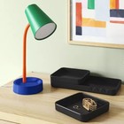 Room Essentials 3pc Stackable Melamine Decorative Trays Black