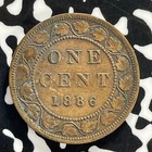 1886 Canada Large Cent Lot c3092 Old Cleaning
