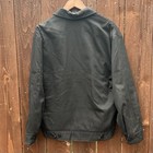 Vtg 90s Dickies Eisenhower Jacket Mens M Black Insulated Quilted Twill Work Coat