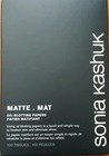 3- Sonia Kashuk  Blotters Matt Blotting Paper Oil Control Tissue 100 Sheets Each