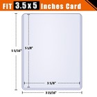 3 5x5 Inches Oversize Card Topload Holders     12 Pack  Premium Top Loaders