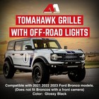 American Modified Armor Grille For 2021 To 2023 Ford Bronco W off Road Lights