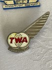 Vintage 1960   s-70   s Airline Pins Twa American   United Airlines Lot Of 5