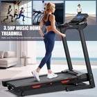 3 5hp Foldable Treadmill For Home W  15  Auto Incline 8 5mph 400lbs Capacity App