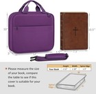 Bible Cover Case For Women Bible Carrying Bag Extra Large Carrying Book Case