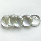 Flatback Transparent Glass Cabochons- 6-40mm Round Cabochon Beads Jewelry Making
