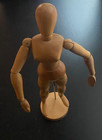 Vintage 16  Wooden Fully Jointed Articulated Artist Figure Model Doll By Itoya