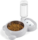 Dog Bowls Cat Food   Water Bowl Set Auto Water Dispenser Stainless Steel Pet