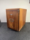 Vtg 1930   s Eberbach Wooden Slide 25 Tray File Box Storage Case Complete Euc Rare