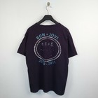Bon Jovi The Circle Tour 2010 T-shirt Anvil Graphic Print Back   Front Men s L