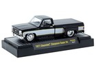 1977 Chevrolet Cheyenne Super 30 Pickup Black 1 64 Diecast Car By M2 31500-mjs80