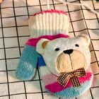 Kids Cute Style Winter Soft Gloves Girls Prevent Lose Rope Warm Mittens 2025