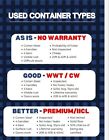 Pay At Delivery Shipping Containers 20ft  40ft  40ft Hc  read  Description 