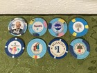 Lot Of 8  1 Casino Poker Chip Flamingo Bellagio Mirage Harrah   s Las Vegas Nv