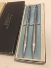 Vintage Nhl Hockey Cross 3501 Chrome Ball Pen   Mechanical Pencil Set In Box Nos
