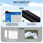 20ft Outdoor Volleyball   Badminton Combo Net Set For Backyard Beach With Adj   