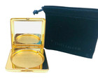 Estee Lauder Year Of The Dog Powder Compact In Gold Color Empty Case New