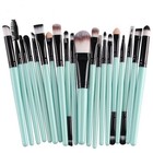 20 Pcs Pro Makeup Set Powder Foundation Eyeshadow Eyeliner Lip Cosmetic Brush   