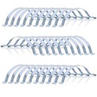 Window Screen Tension Spring Corner Clips  Holding Sliding In Silver 