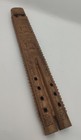 Vintage Traditional Hand Carved Wooden Double Flute - Yugoslavia - 13 1 8 