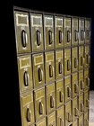 Rare Antique Vintage Industrial Law Lawyer File Cabinet Olive Green Multi Drawer