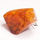 Vintage Huge Antique Natural Amber Brooch