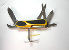Wenger Evo Grip Swiss Army Knife Yellow Black Used Excellent Condition 5 Blade