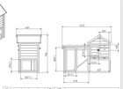48  Wood Chicken Coop Hen Rabbit Wood Hutch Poultry Cage Habitat Cage Pet House