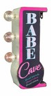 Babe Cave Double Sided Marquee Led Sign  For Home Bar She Shed Arcade Gift