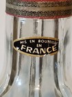 Vintage French Clear Glass 4 Chamber Liquor Decanter 10 5  Tall