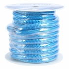 1 Pack 5 8 Inch 50 Ft Double Braided Nylon Dock Line Mooring Rope  blue 