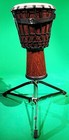 Djembe African Drum Rope Tuned 10    Pearl Primero Stand  Mint Condition  Buy It