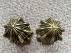 Antique  Brass Door Knobs Handles Vintage Old
